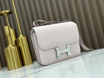 Hermes Constance In Pink Leather - 19x15x4cm