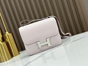 Hermes Constance In Pink Leather - 19x15x4cm - 5