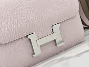 Hermes Constance In Pink Leather - 19x15x4cm - 4