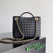 Bottega Veneta Medium Andiamo Agate Black - 25×22×10.5cm - 4