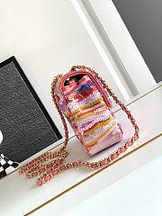 Chanel Embroidered Satin Sequins Bag 25cm - 2