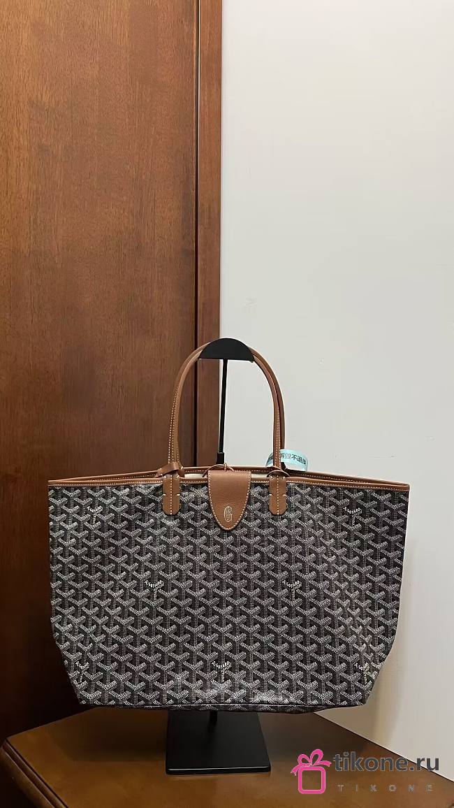 Goyard GM Artois Tote In Black & Tan 57cm - 1