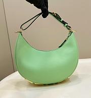 FF Fendigraphy Green Leather Small Bag - 29x24.5x10cm - 1