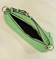 FF Fendigraphy Green Leather Small Bag - 29x24.5x10cm - 2