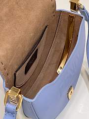 Fendi Blue Moonlight Shoulder Bag - 19×8×14cm - 5