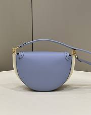 Fendi Blue Moonlight Shoulder Bag - 19×8×14cm - 4