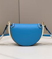 Fendi Sky Blue Moonlight Shoulder Bag - 19×8×14cm - 4