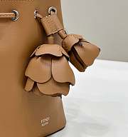 Fendi Mon Tresor Mini Bucket Bag In Brown - 18x12x10cm - 5