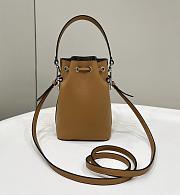 Fendi Mon Tresor Mini Bucket Bag In Brown - 18x12x10cm - 4