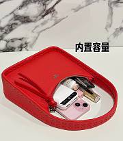 Fendi Red Mini Armpit Bag - 27x7x20.5cm - 4