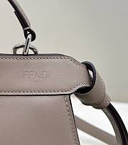 Fendi Peakapoo IseeU In Beige Leather - 27×11×20cm - 3