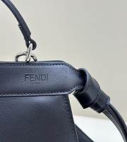 Fendi Peakapoo IseeU In Black Leather - 27×11×20cm - 5