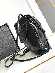 Chanel 22 Small Handbag All Black - 20x19x6cm - 4