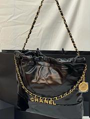 Chanel 22 Black Lambskin Handbag  - 2