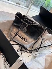 Chanel 22 Gradient Black & White - 20x19x6cm - 4