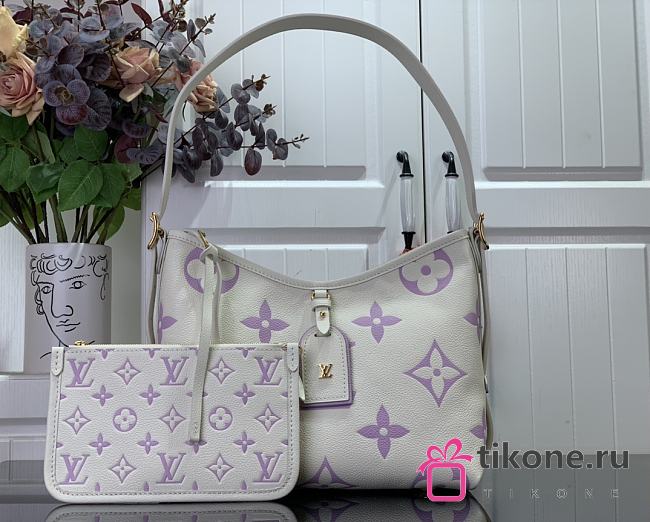 Louis Vuitton M46288 CarryAll In Purple & White Bag - 29x24x12cm - 1