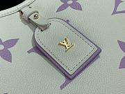 Louis Vuitton M46288 CarryAll In Purple & White Bag - 29x24x12cm - 5