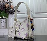Louis Vuitton M46288 CarryAll In Purple & White Bag - 29x24x12cm - 4