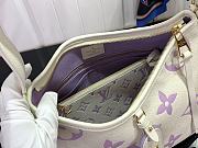 Louis Vuitton M46288 CarryAll In Purple & White Bag - 29x24x12cm - 2