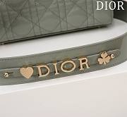 Dior Small Lady In Grey Cannage Lambskin - 20x16x8cm - 4