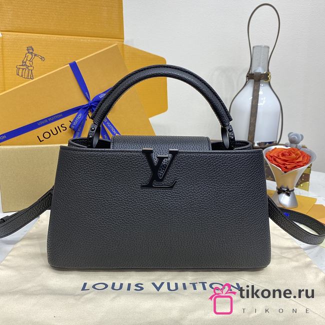 Louis Vuitton M27185 Capucines East West Black Bag - 29x16x8cm - 1