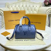 Louis Vuitton M58953 Speedy Metallic Blue - 20.5x13.5x12cm - 4