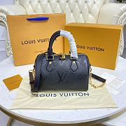 Louis Vuitton M58953 Speedy Black Bag - 20.5x13.5x12cm - 1