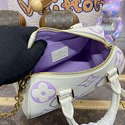 Louis Vuitton M58953 Speedy White & Purple - 20.5x13.5x12cm - 4