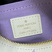 Louis Vuitton M58953 Speedy White & Purple - 20.5x13.5x12cm - 2