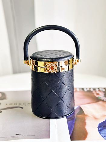 Chanel Pouch With Gold Hardware 