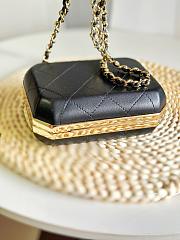 Chanel Evening Bag In Black Lambskin - 3