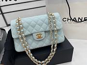 Chanel Flapbag Blue Caviar 23cm - 1