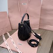 Miumiu Matelassé Nappa Leather Bucket Bag - 17x15x10cm - 4