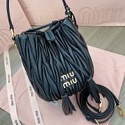 Miumiu Matelassé Nappa Leather Bucket Bag - 17x15x10cm - 3