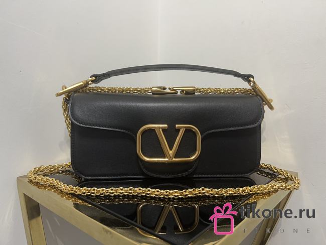 Valentino Garavani Black Crossbody Bag -  27x13x6cm - 1