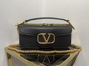 Valentino Garavani Black Crossbody Bag -  27x13x6cm - 1