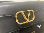 Valentino Garavani Black Crossbody Bag -  27x13x6cm - 2