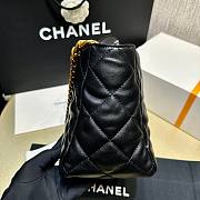 Chanel Small Shopping Bag Lambskin Black 22cm - 2