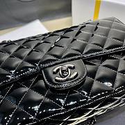 Chanel Classic Shiny Black Bag 25cm - 5