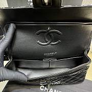 Chanel Classic Shiny Black Bag 25cm - 4