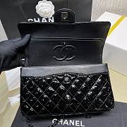 Chanel Classic Shiny Black Bag 25cm - 3