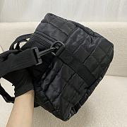 YSL Jacquard Duffle Black Bag - 50x24x25cm - 5