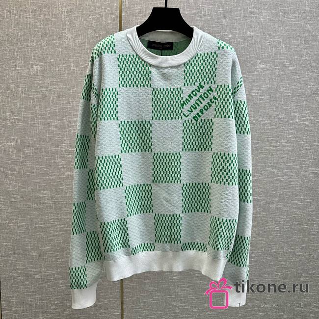 Louis Vuitton Damier Green Sweetshirt - 1