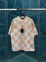 Louis Vuitton Short-Sleeved Officer Collar Shirt - 1