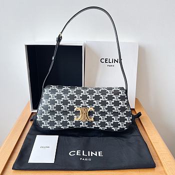Celine Triomphe Lola Bag In Two Tone - 28x12x5cm