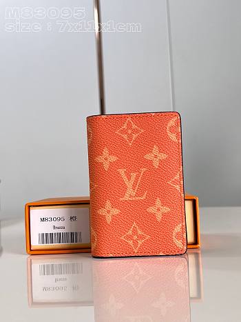 Louis Vuitton M31041 Orange Taiga Wallet - 11x7cm