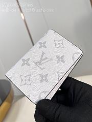 Louis Vuitton M83095 White Monogram Wallet - 11x7cm - 3