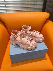 Prada Pink Classic Foam Rubber Sandals - 3