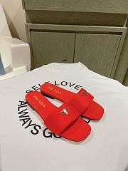 Prada Red Slippers - 3