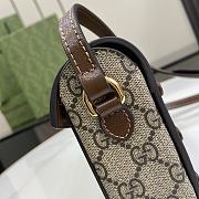 Gucci Horsebit 1955 Mini Bag Beige Ebony Brown - 18x15x2cm - 2